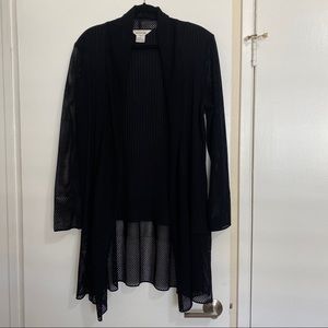 NWOT Misook Black Cardigan